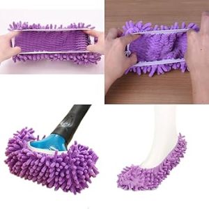2 Pcs Microfiber Floor Dust Mop Slipper